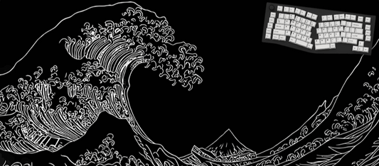 Shadow Drift - Great Wave Mouse Pads