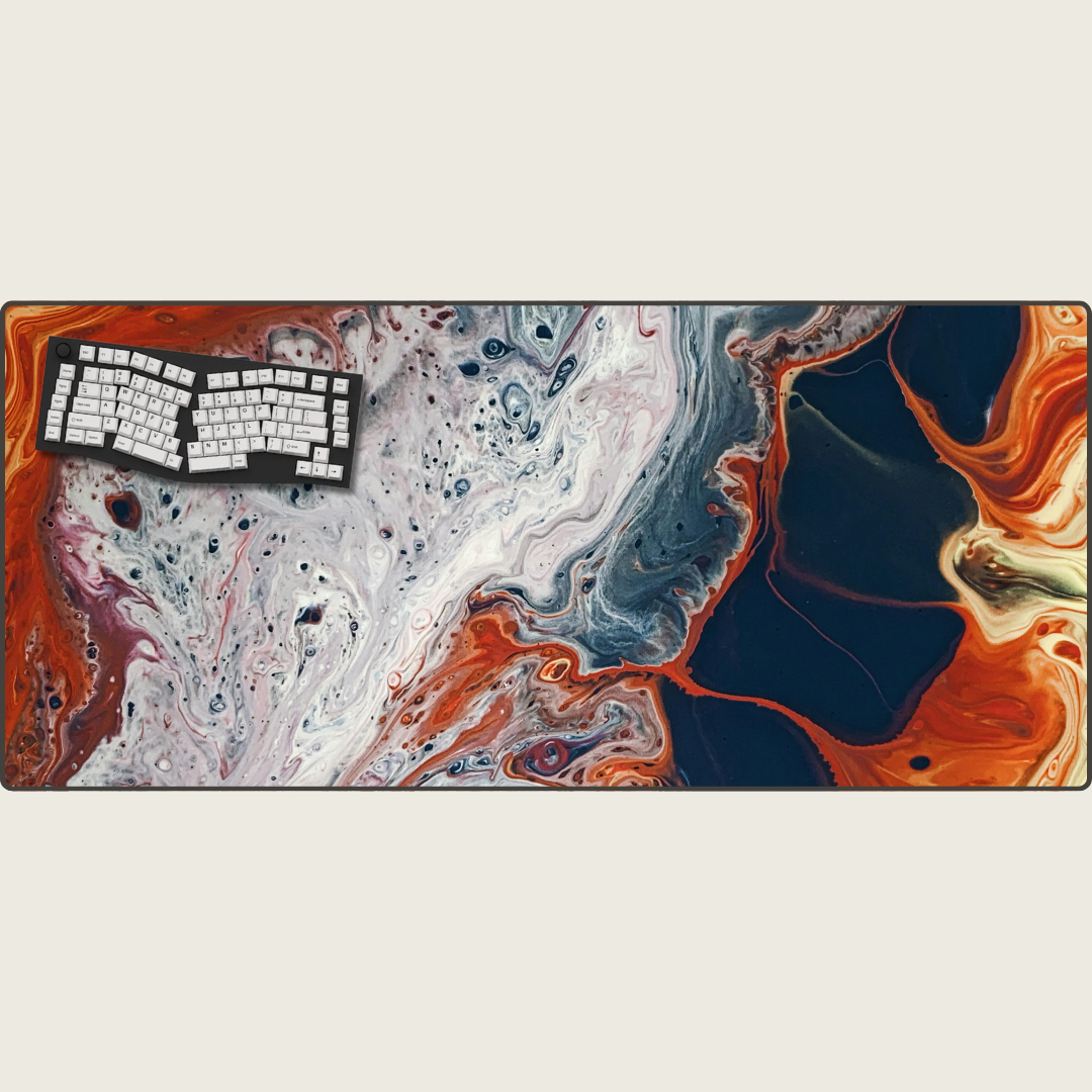 Cosmic Mars - Swirl Mouse Pads