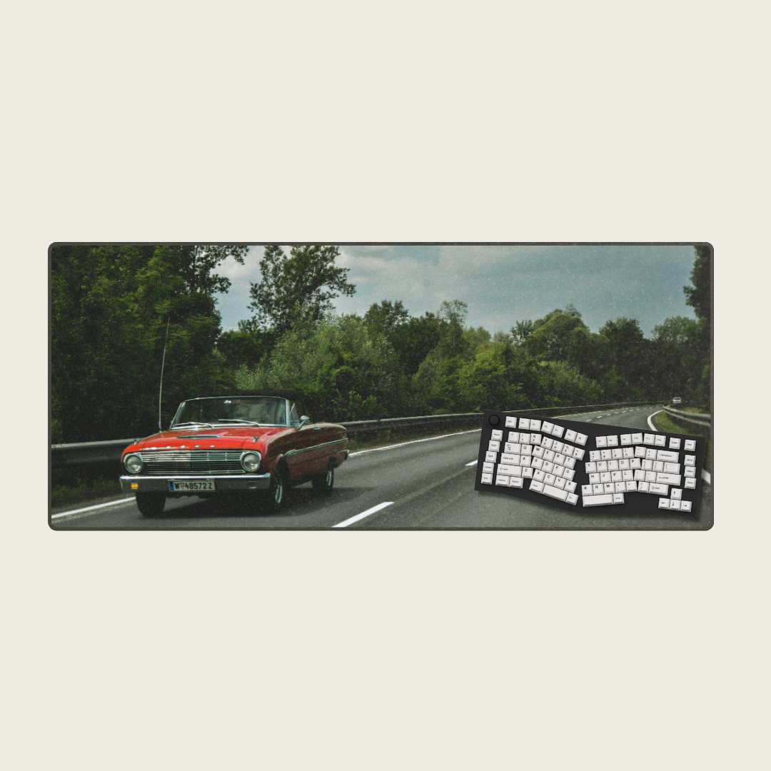 1963 Ford Falcon Convertible - Vintage Car Mouse Pads