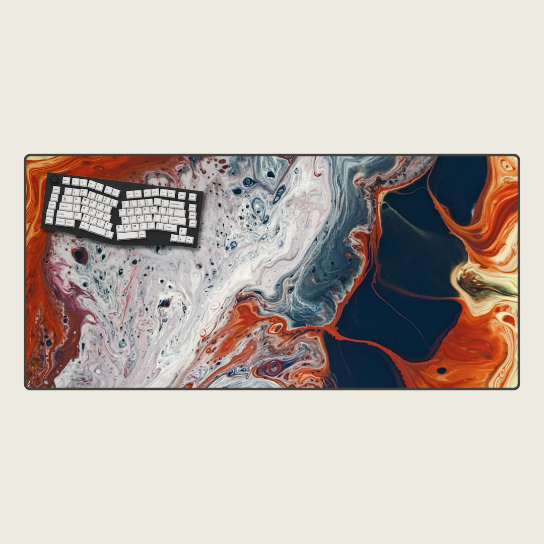 Cosmic Mars - Swirl Mouse Pads