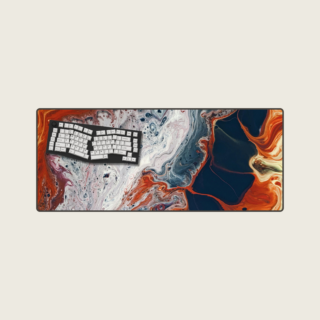 Cosmic Mars - Swirl Mouse Pads