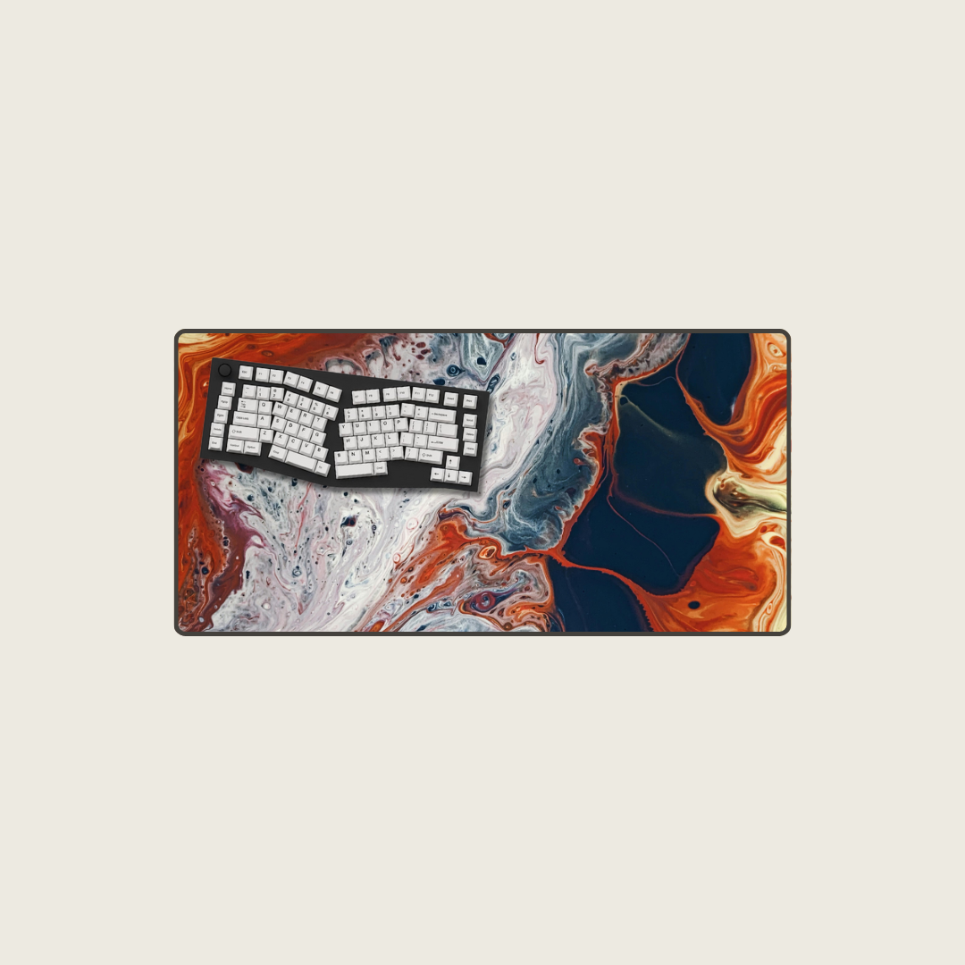 Cosmic Mars - Swirl Mouse Pads