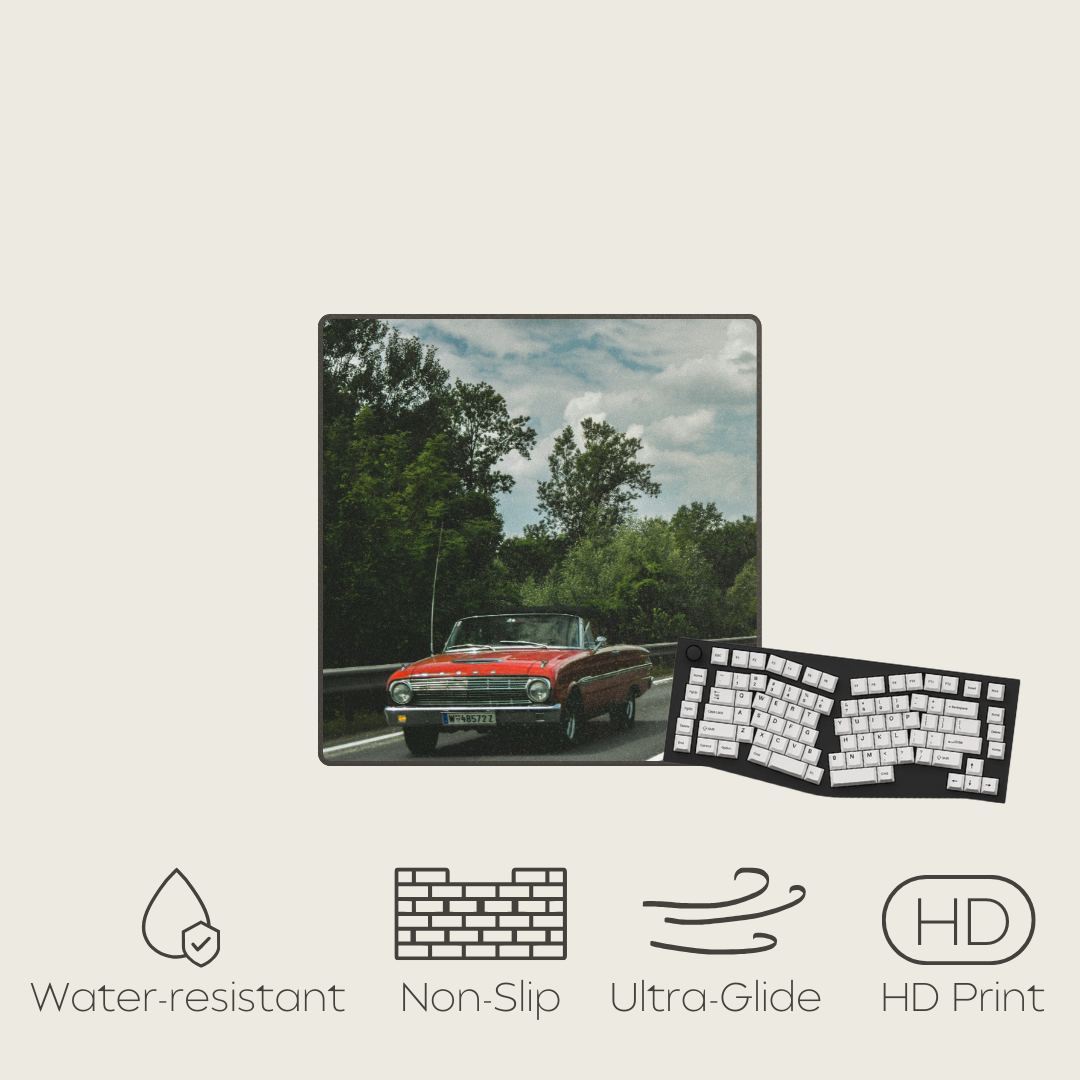 1963 Ford Falcon Convertible - Vintage Car Mouse Pads