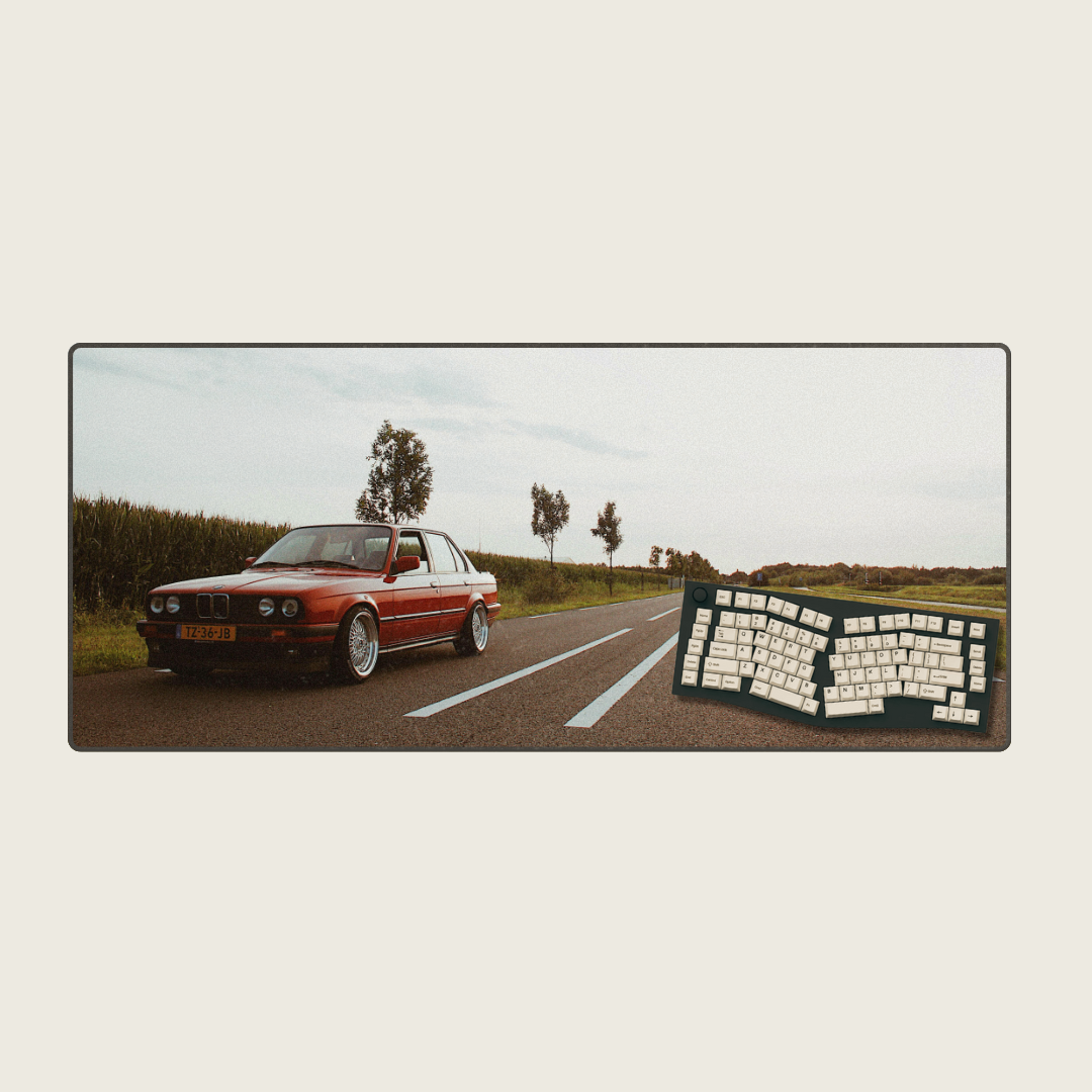 BMW M3 E30 - Vintage Car Mouse Pads