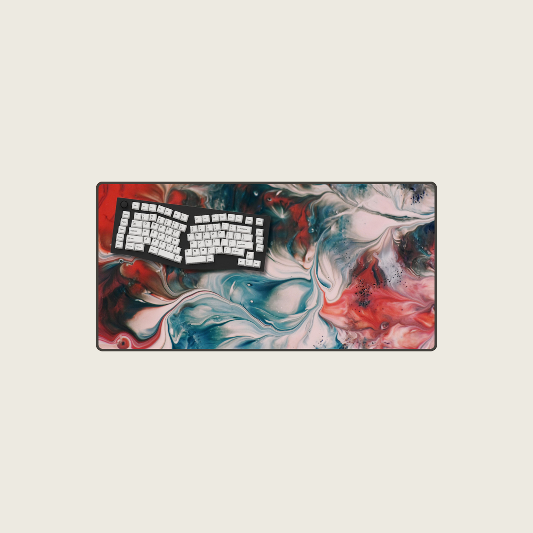 Crimson Mars - Swirl Mouse Pads