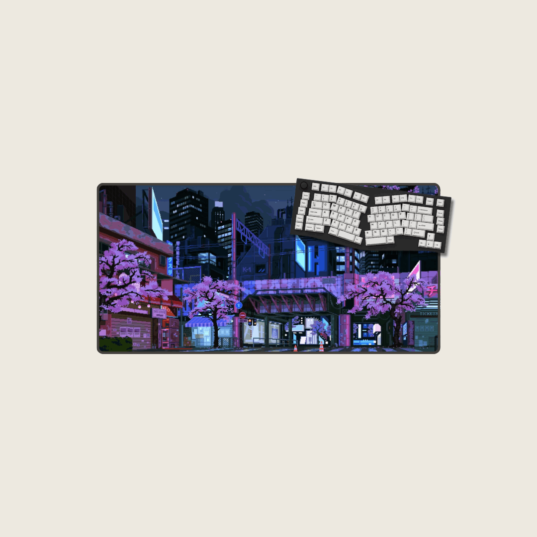 Amethyst Afterglow - Cityscape Mouse Pads