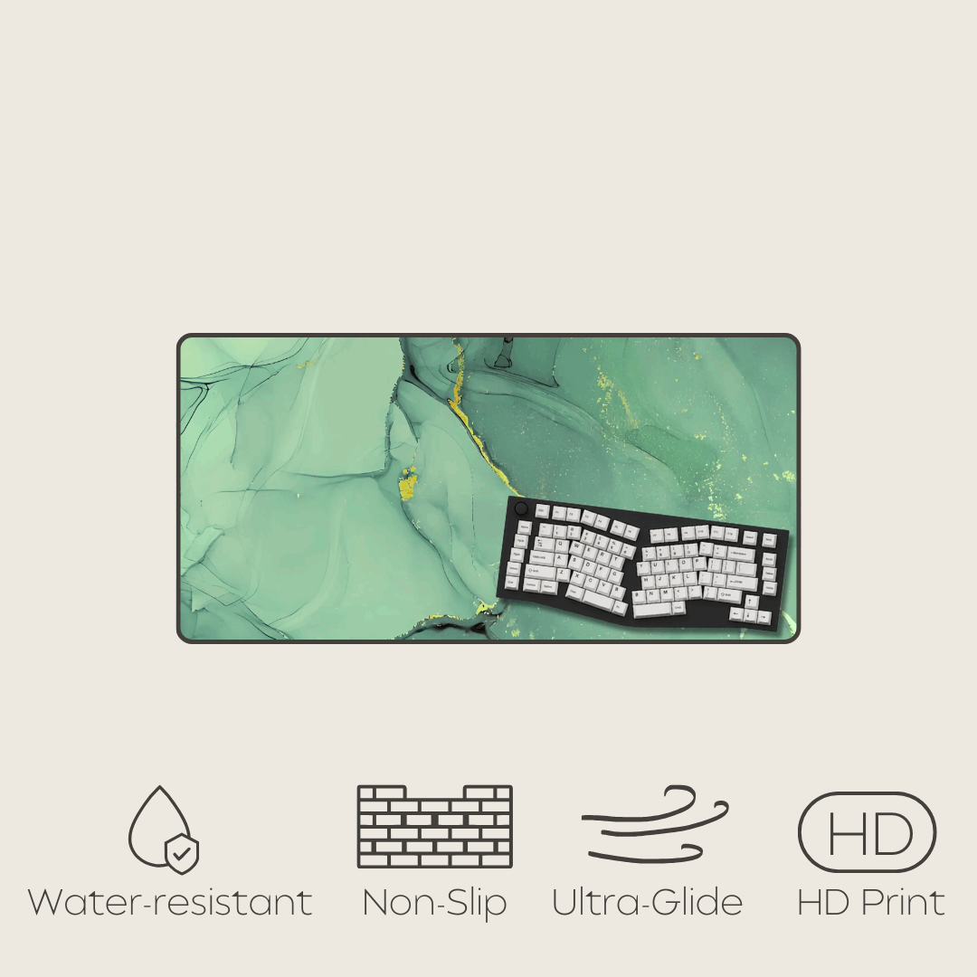 Malachite - Marble Mouse Pads