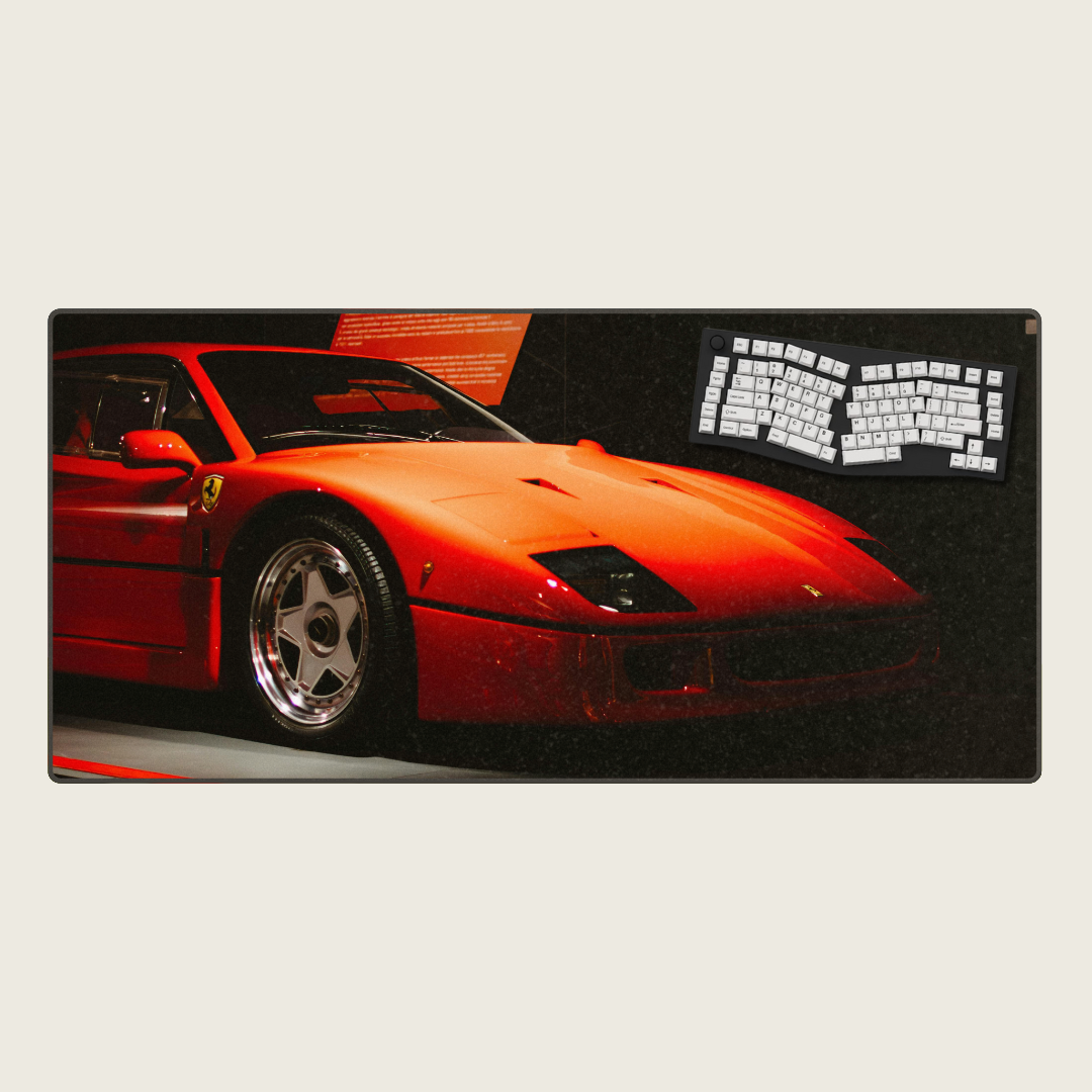 Ferrari F40 - Vintage Car Mouse Pads