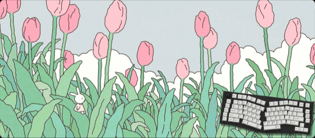 Tulip Temptation - Dream Landscape Mouse Pads