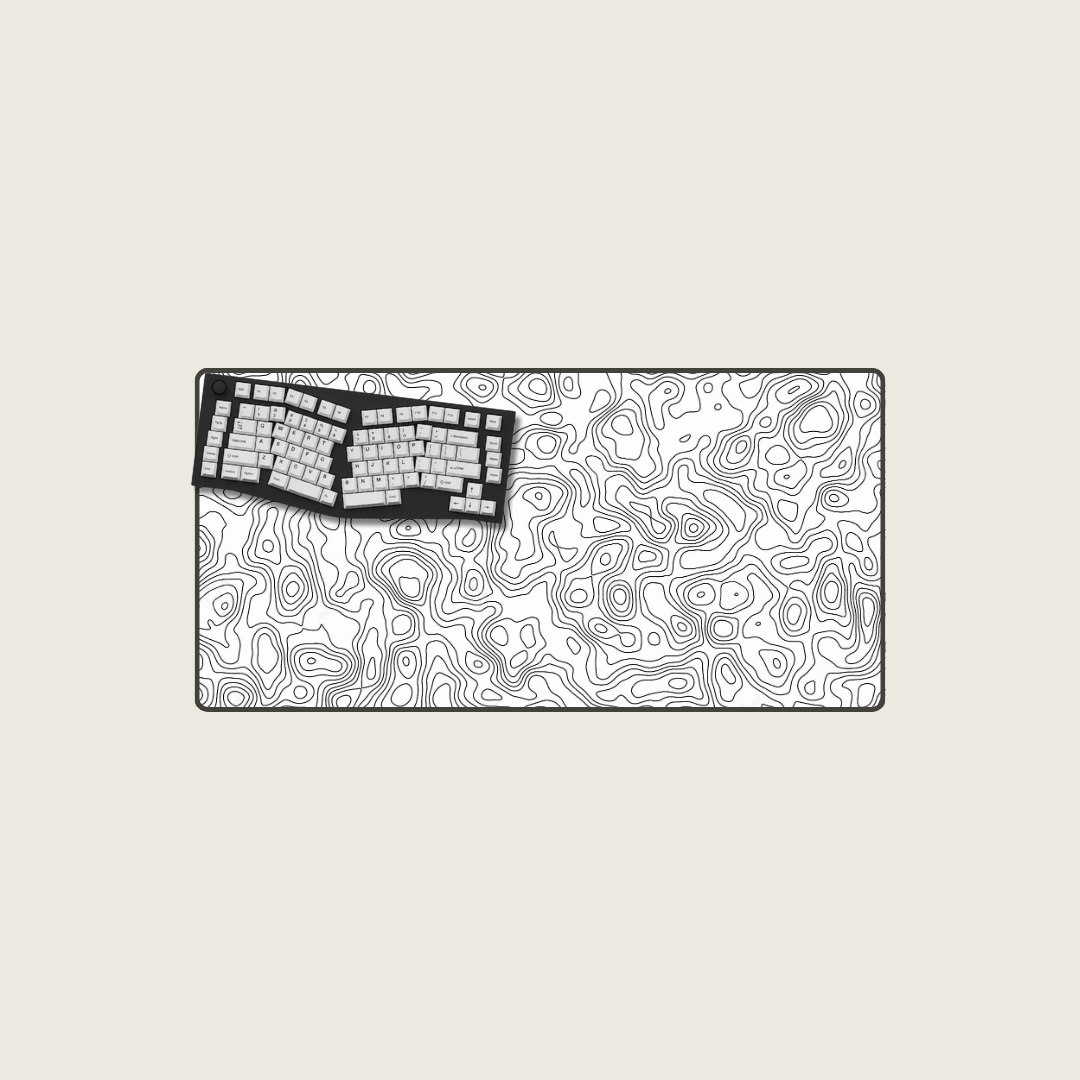 Isotherm - Topographic Mouse Pads