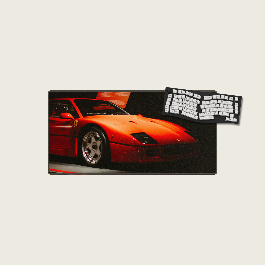 Ferrari F40 - Vintage Car Mouse Pads