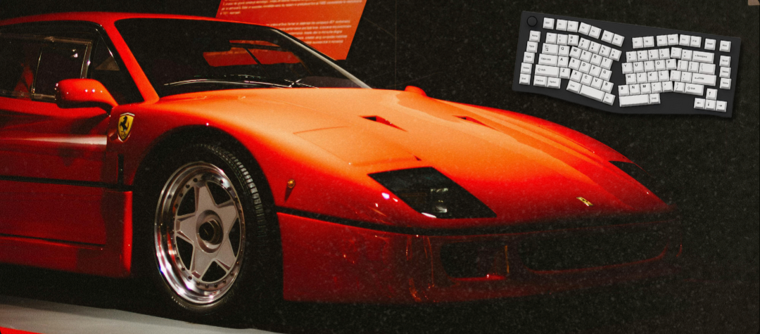 Ferrari F40 - Vintage Car Mouse Pads