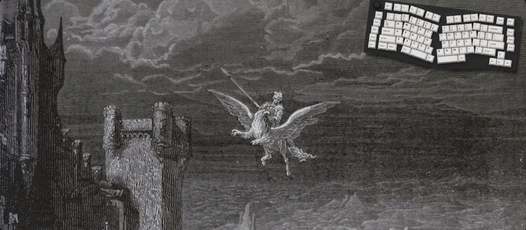 Astolfo by Gustav Doré - Biblical Mouse Pads