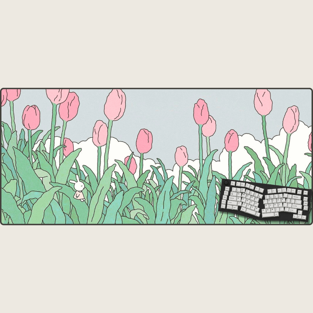 Tulip Temptation - Dream Landscape Mouse Pads