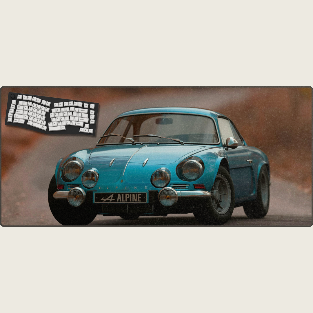 Alpine A110 - Vintage Car Mouse Pads
