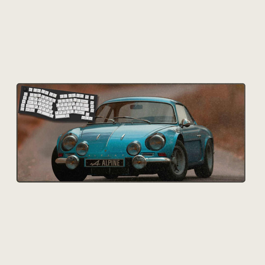 Alpine A110 - Vintage Car Mouse Pads