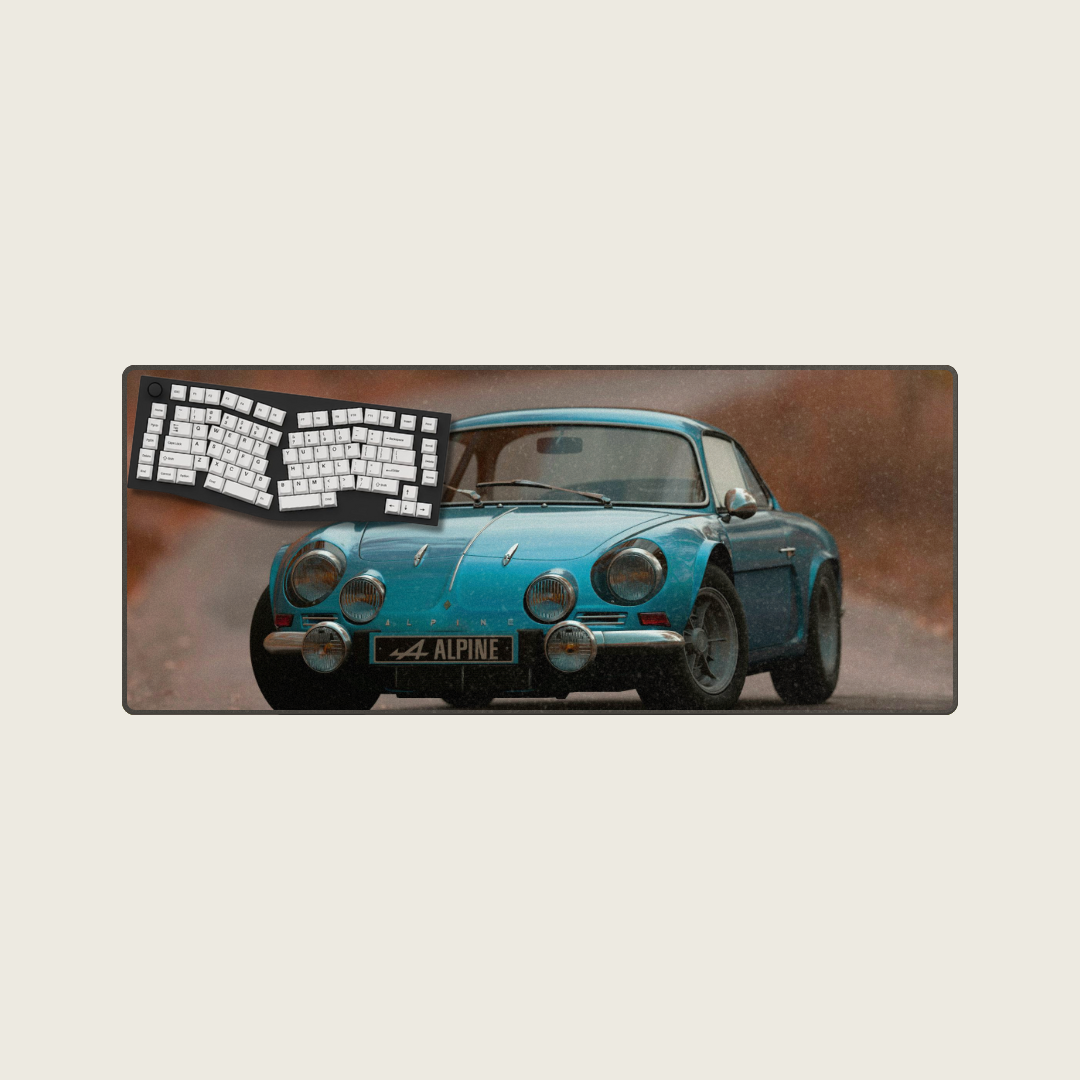 Alpine A110 - Vintage Car Mouse Pads
