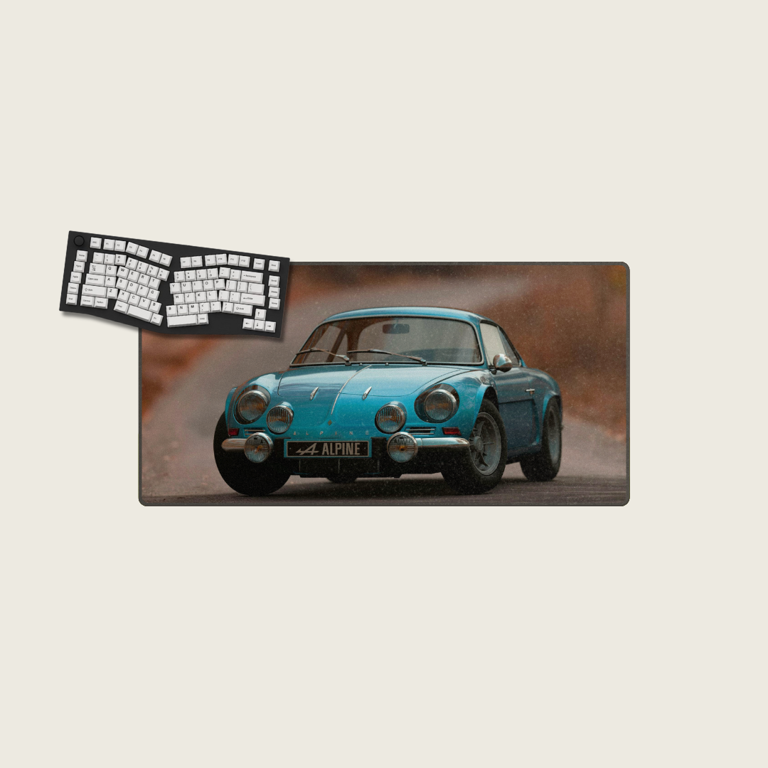 Alpine A110 - Vintage Car Mouse Pads
