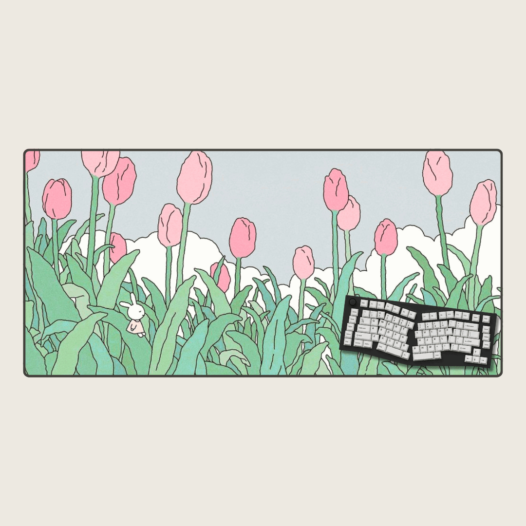 Tulip Temptation - Dream Landscape Mouse Pads