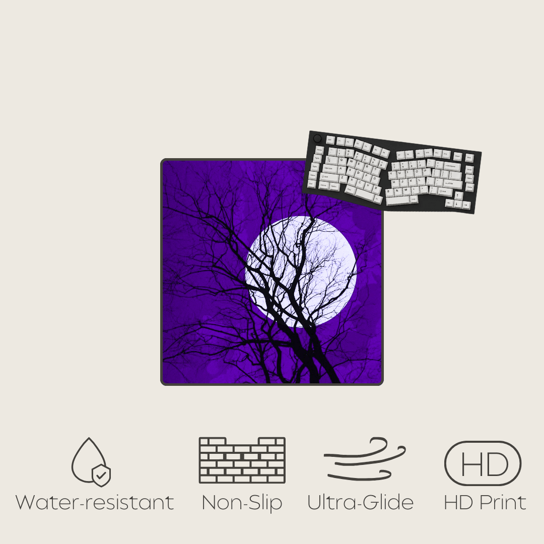 Lavender Eclipse - Valentine's Mouse Pads