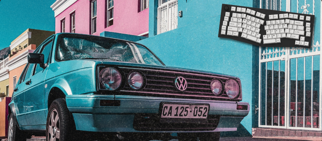 Volkswagen MK1 Citi Golf - Vintage Car Mouse Pads