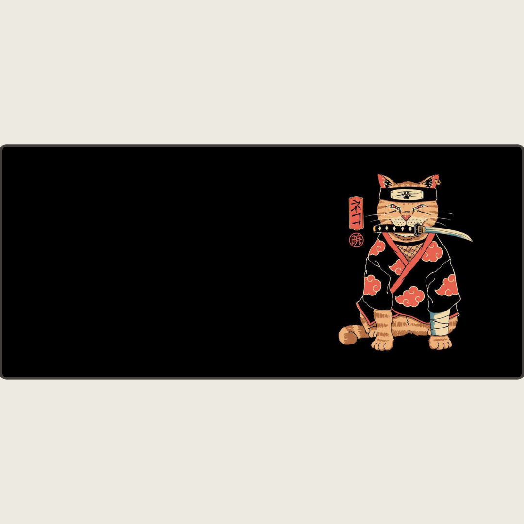 Fangblade - Ninja Cat Mouse Pads