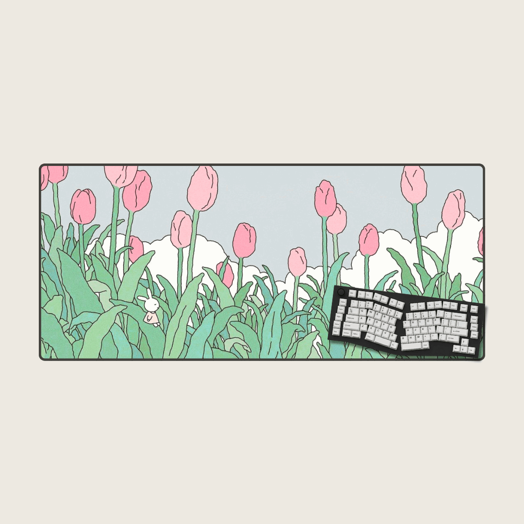 Tulip Temptation - Dream Landscape Mouse Pads