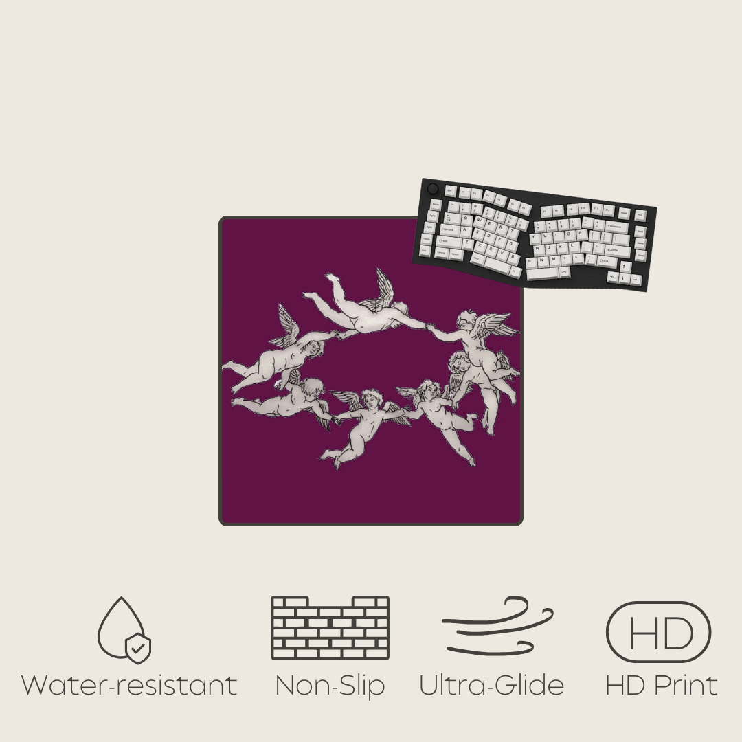 Held by Grace - Valentine's Mouse Pads