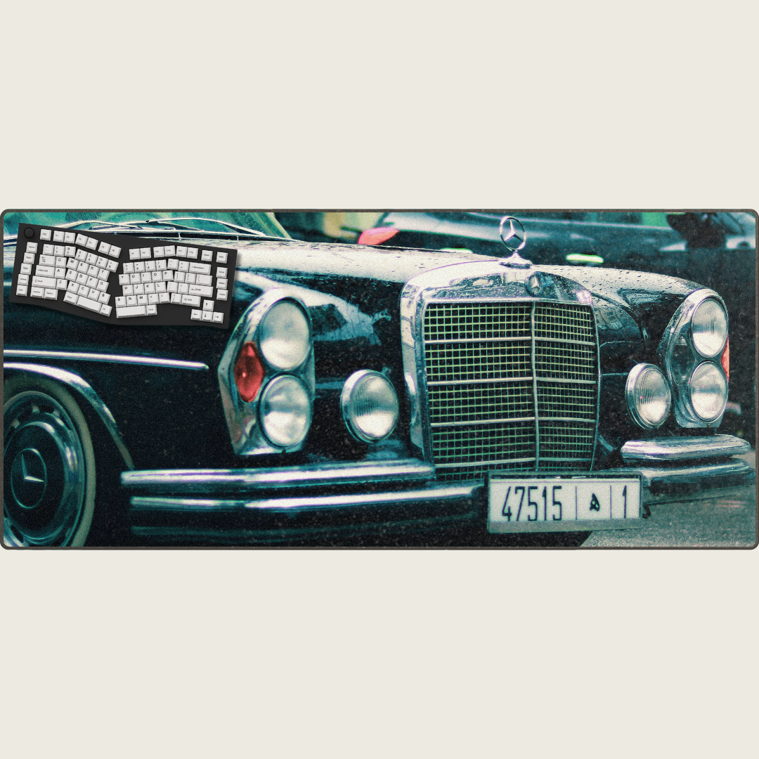 Mercedes Benz W112 - Vintage Car Mouse Pads