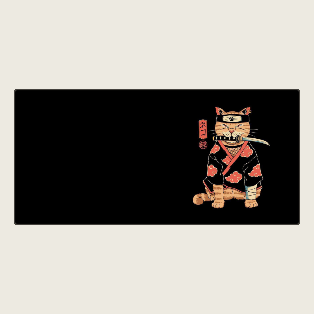 Fangblade - Ninja Cat Mouse Pads