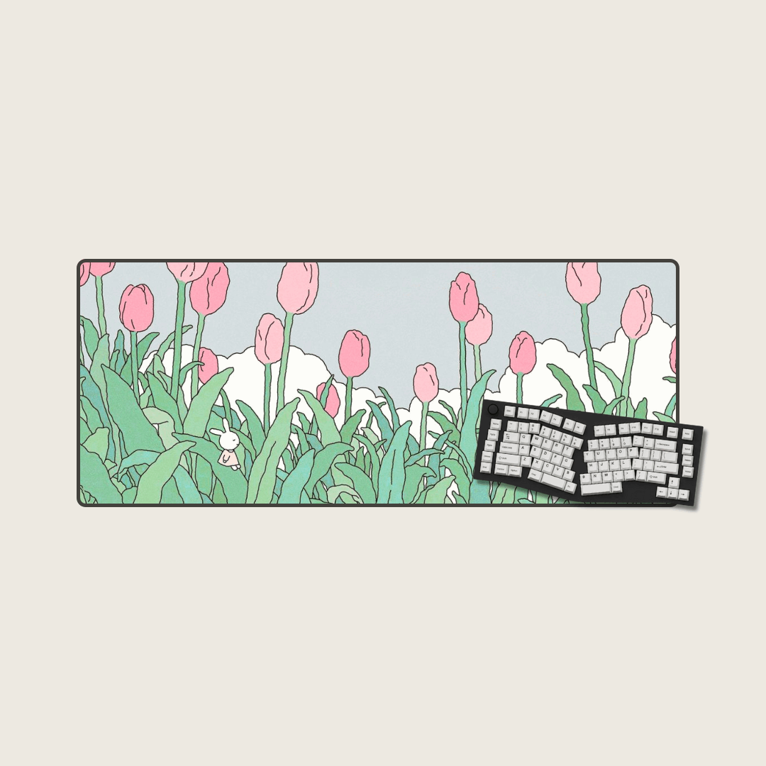 Tulip Temptation - Dream Landscape Mouse Pads