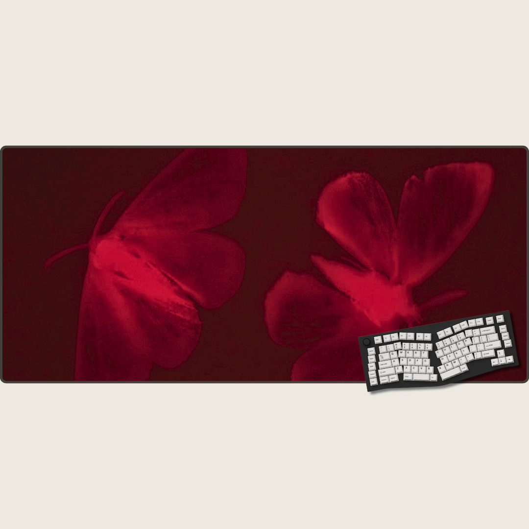 Flutter - Valentine's Mouse Pads