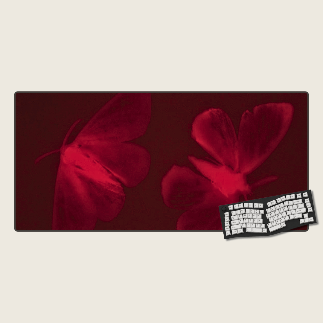 Flutter - Valentine's Mouse Pads