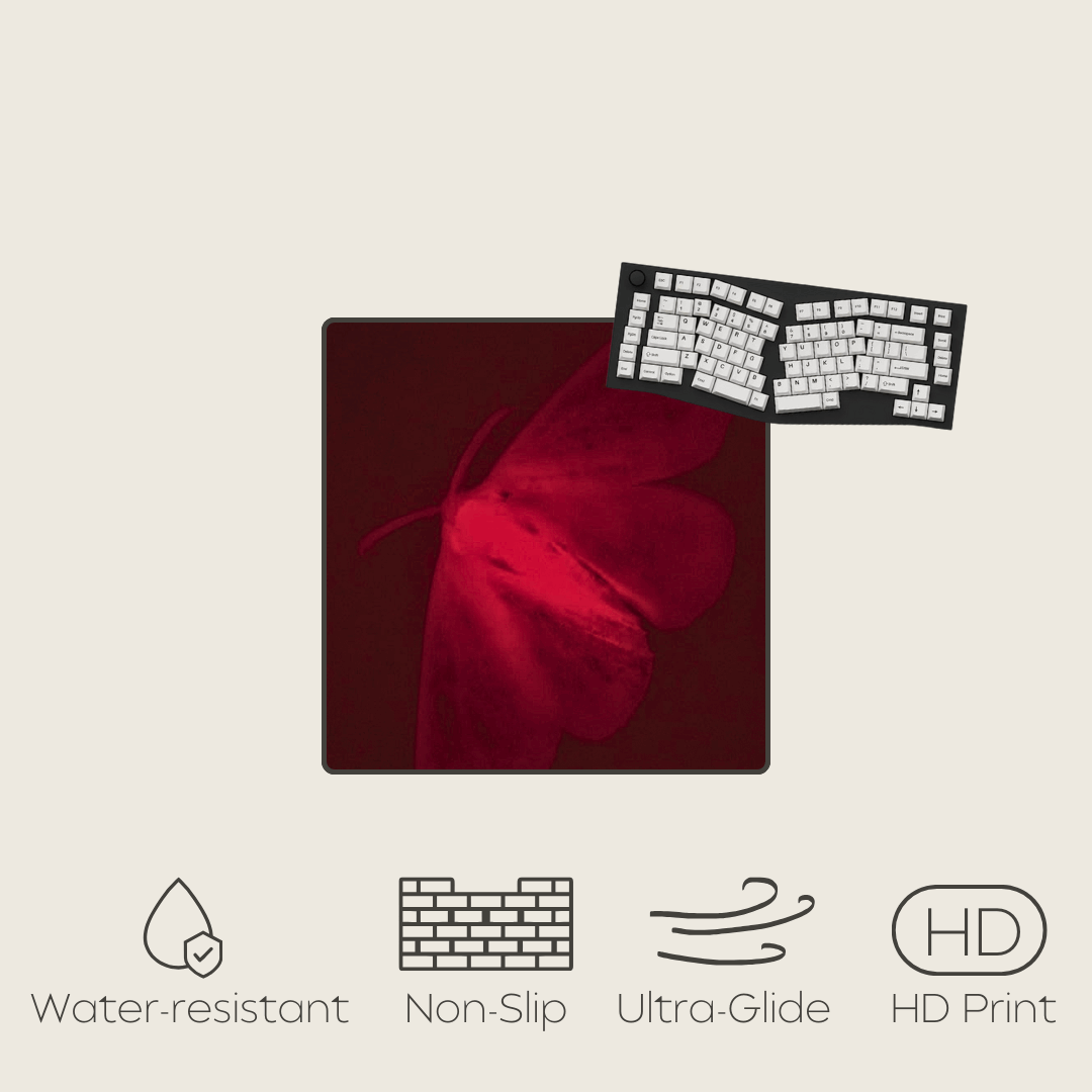 Flutter - Valentine's Mouse Pads
