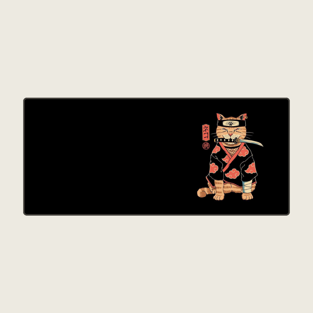 Fangblade - Ninja Cat Mouse Pads