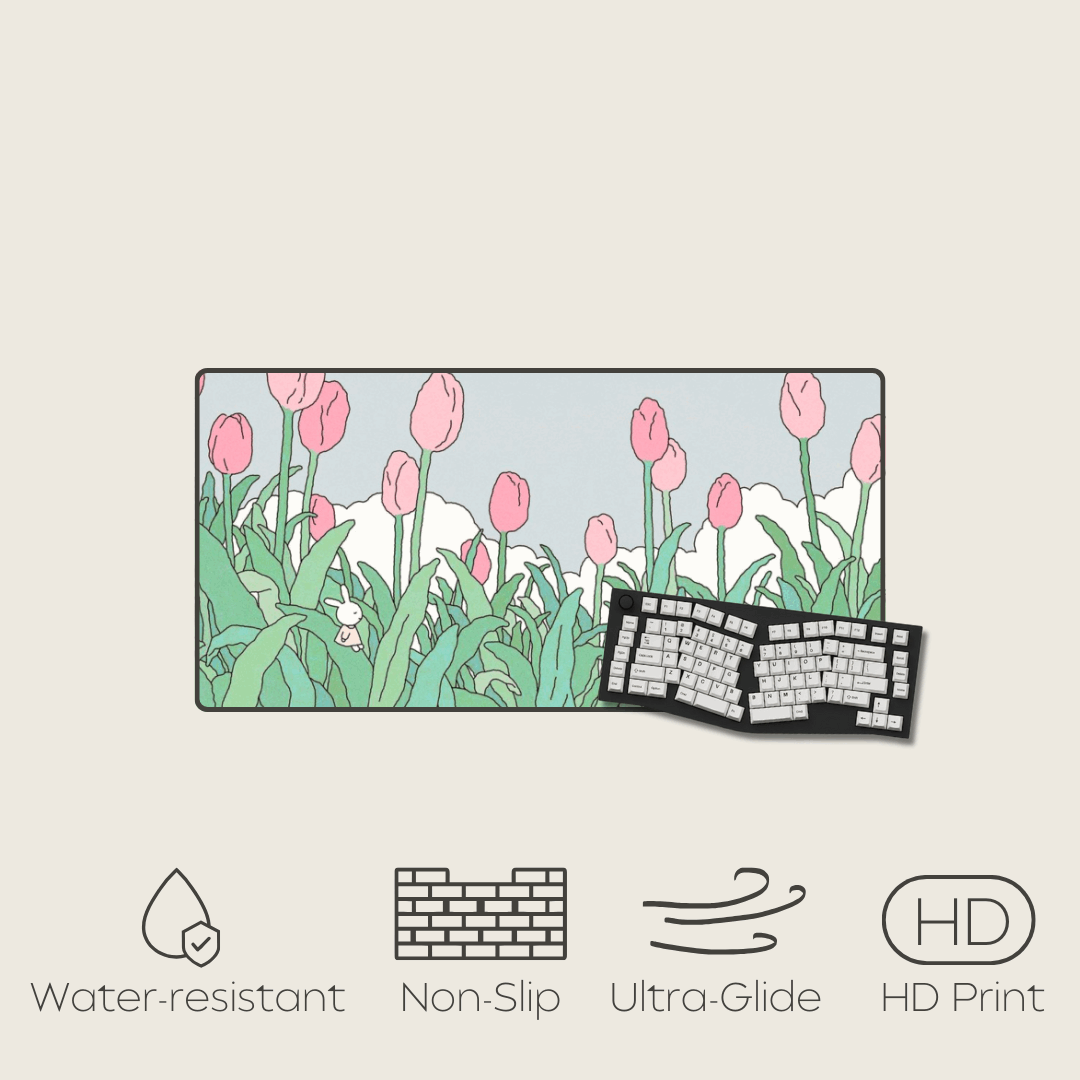 Tulip Temptation - Dream Landscape Mouse Pads