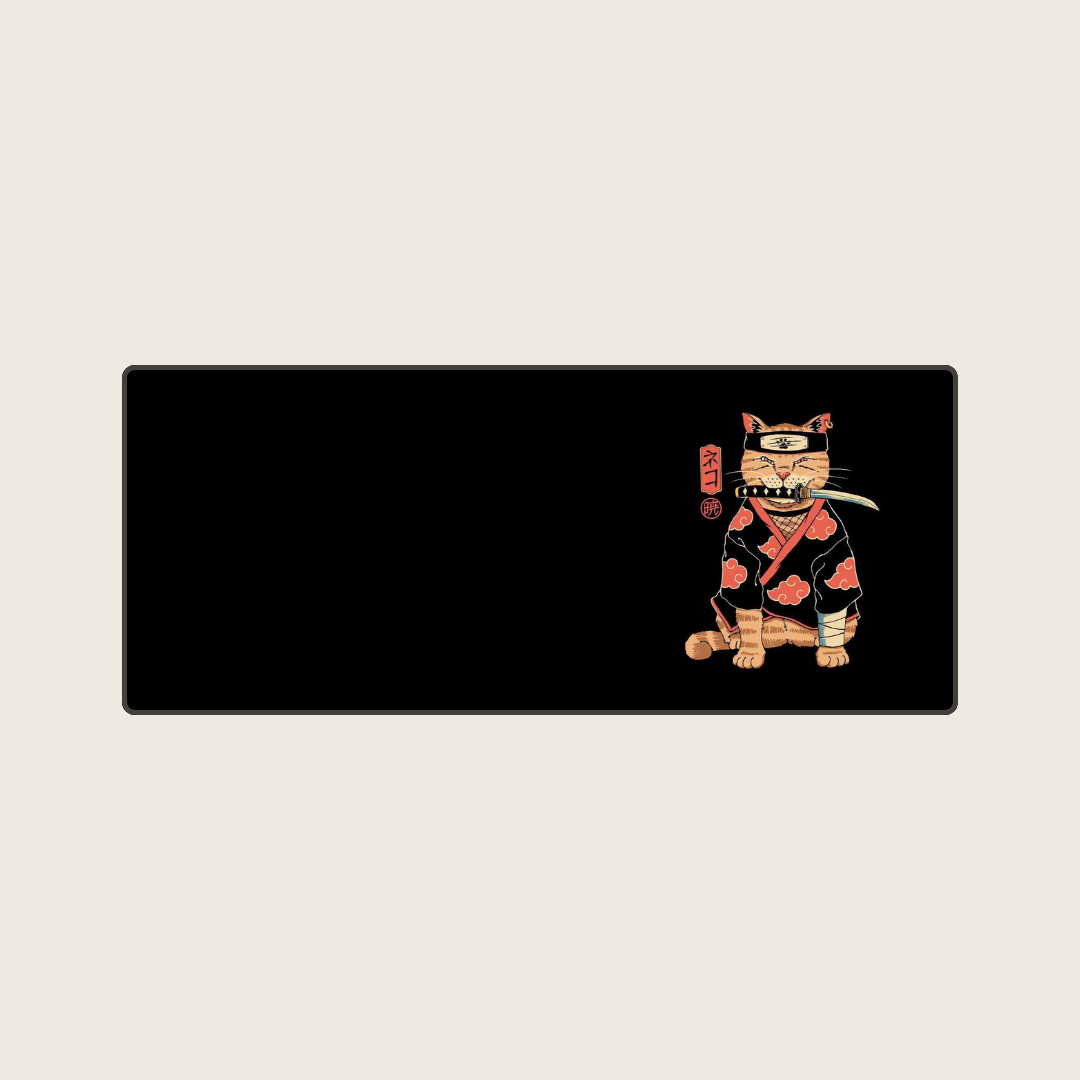 Fangblade - Ninja Cat Mouse Pads