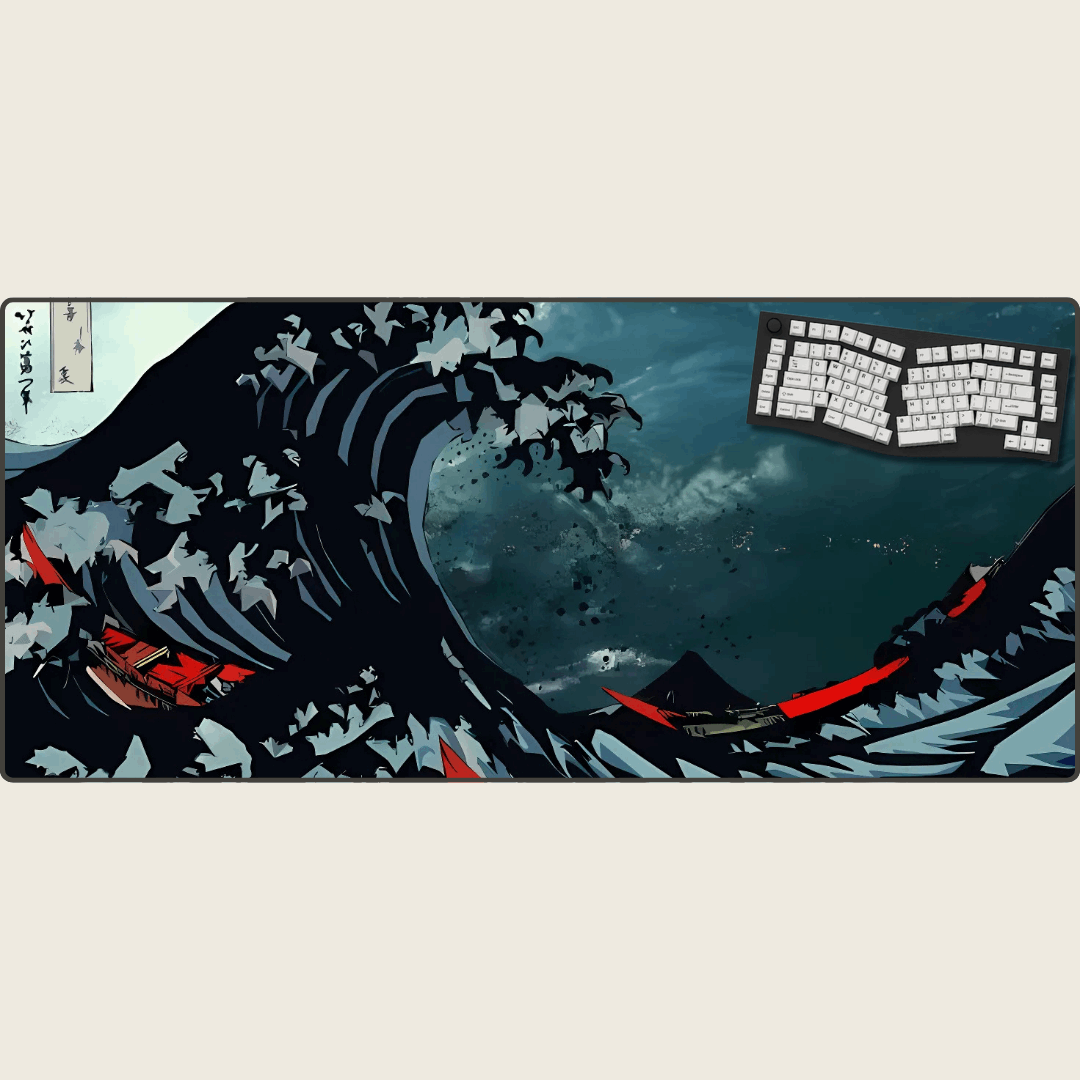 Rogue Tide - Great Wave Mouse Pads