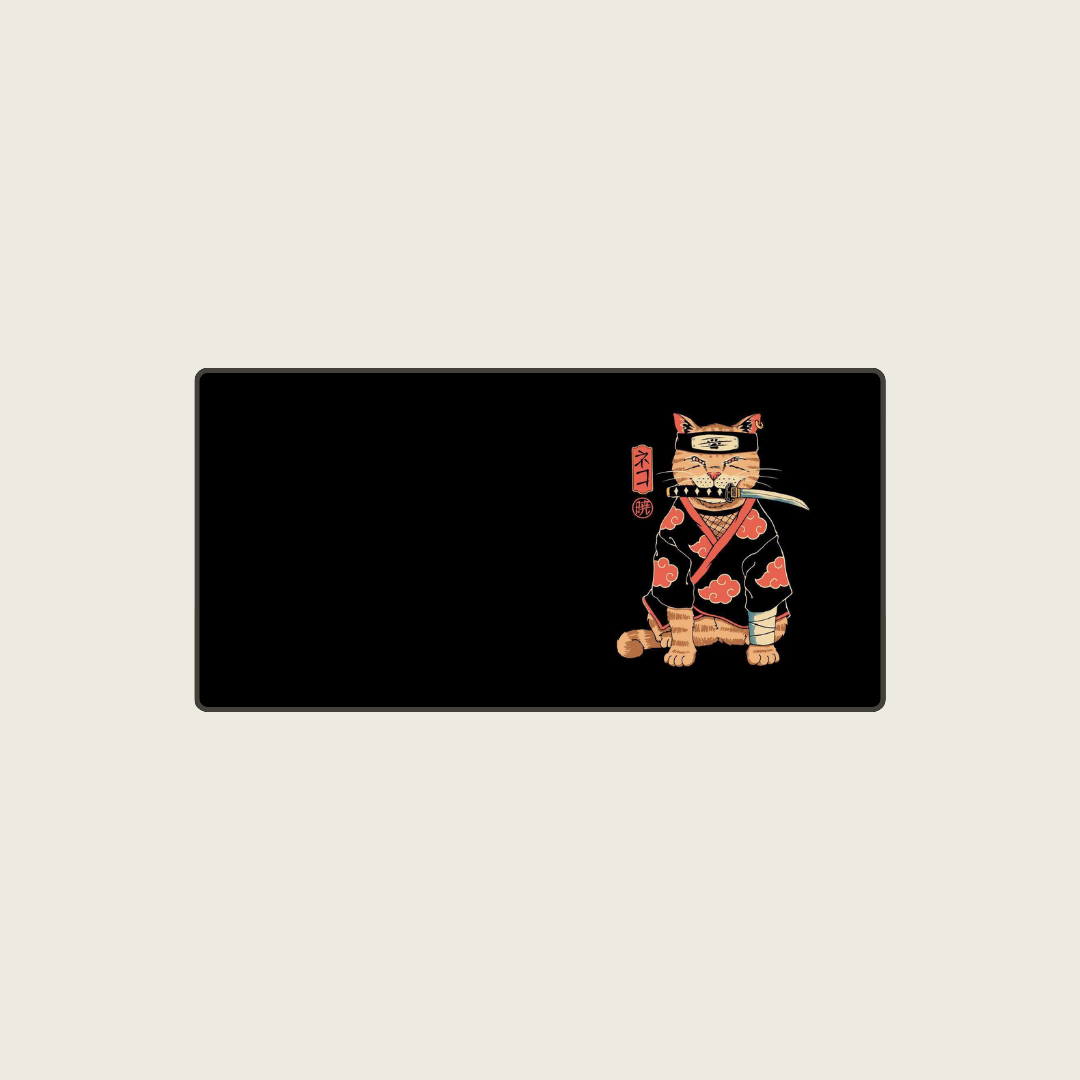 Fangblade - Ninja Cat Mouse Pads