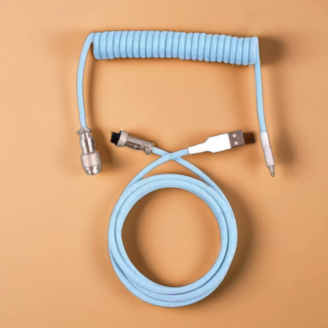 Coiled Keyboard Cables - uncapd. – Custom Gaming Mouse Pads | XXL & XXXXL Mouse Mats