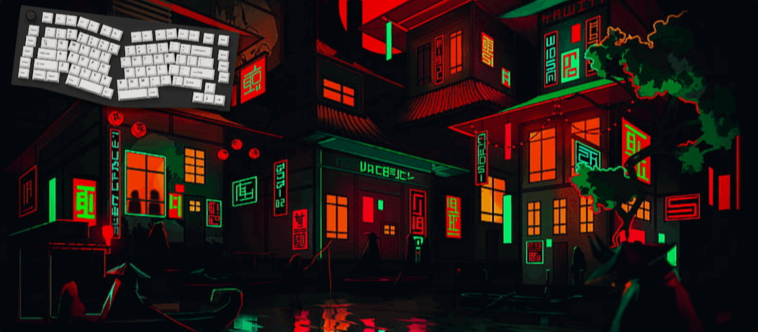 Neon Noir - Cityscape Mouse Pads