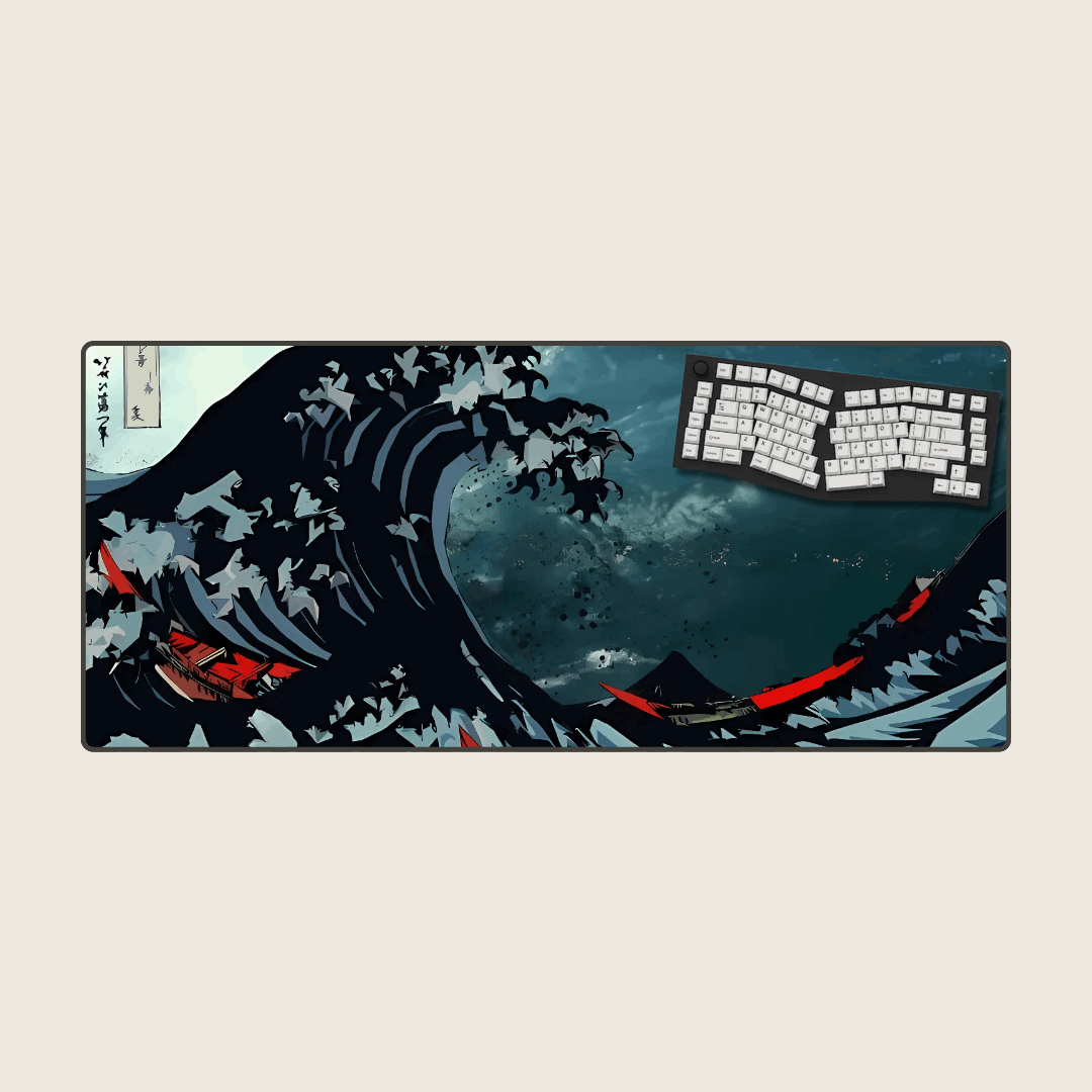 Rogue Tide - Great Wave Mouse Pads