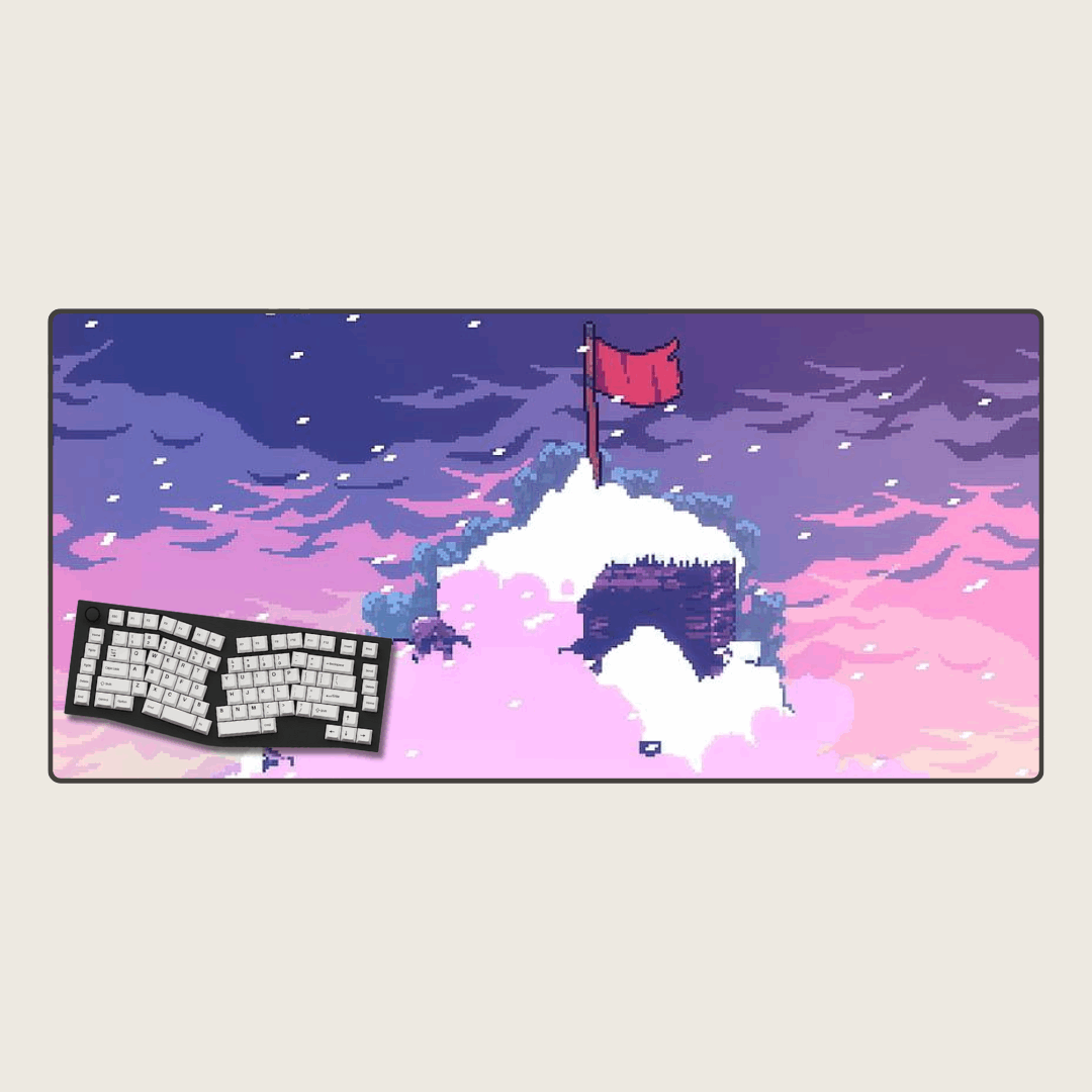 Celeste Summit - Cityscape Mouse Pads