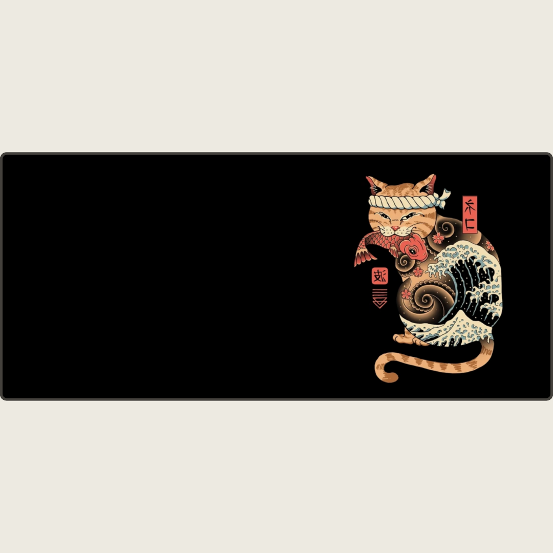 Surfclaw - Ninja Cat Mouse Pads