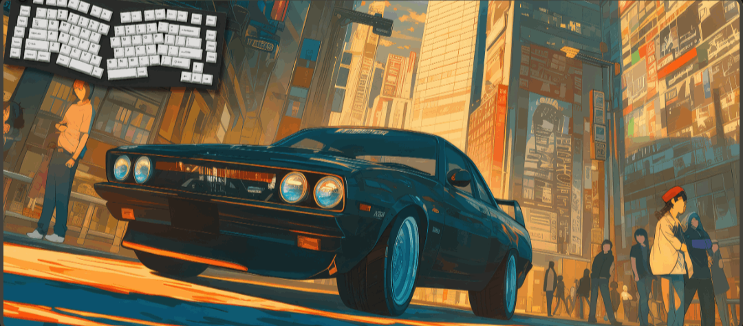 Dodge or Be Dodged - Car Mouse Pads
