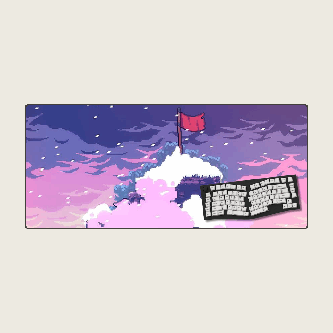 Celeste Summit - Cityscape Mouse Pads