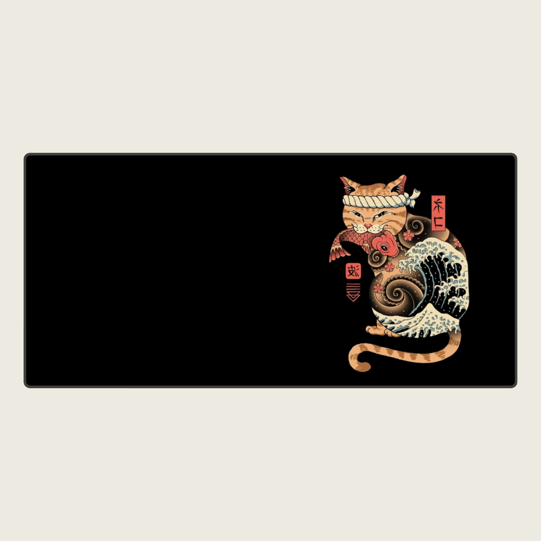 Surfclaw - Ninja Cat Mouse Pads