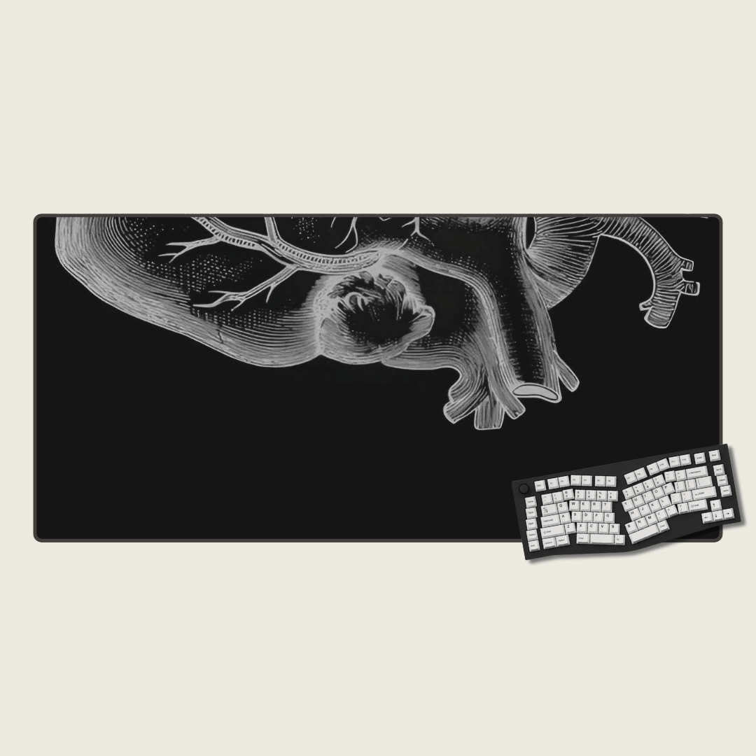 Anatomical Heart XXXL Mouse Pad for Couples