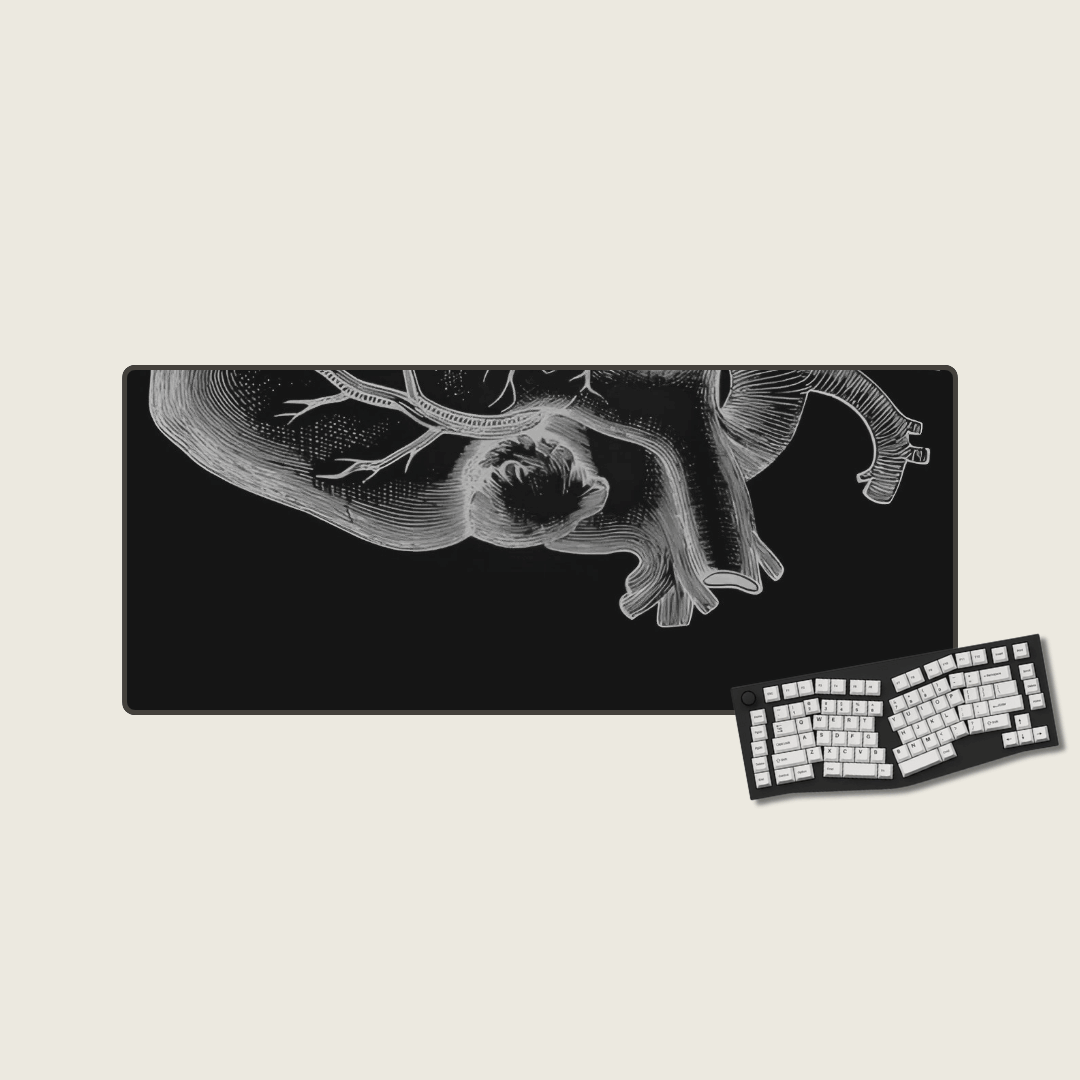 Anatomical Heart XL Mouse Pad for Couples