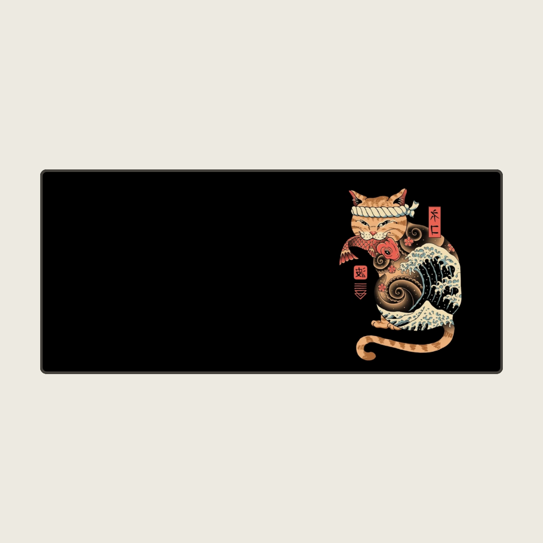 Surfclaw - Ninja Cat Mouse Pads
